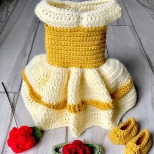 Beauty and the beast Belle outfit 6-9month